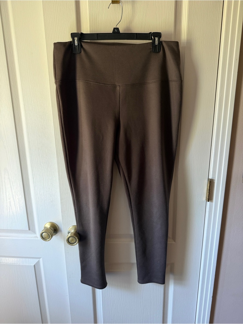 E18 Athena Marie High-Waist Chocolate Brown Women's Leggings